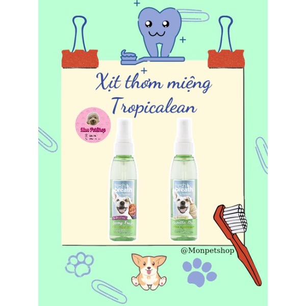 [ Tropicalean ] - Xịt vệ sinh răng miệng cao cấp