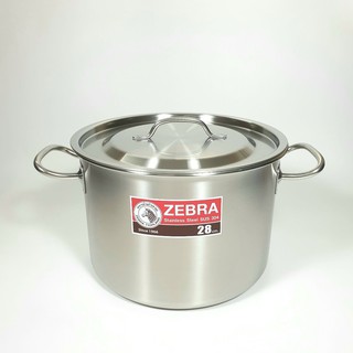 Nồi hầm xương thấp zebra 28cmx20cm-12l-171128, hàng thái lan cao cấp, inox 304