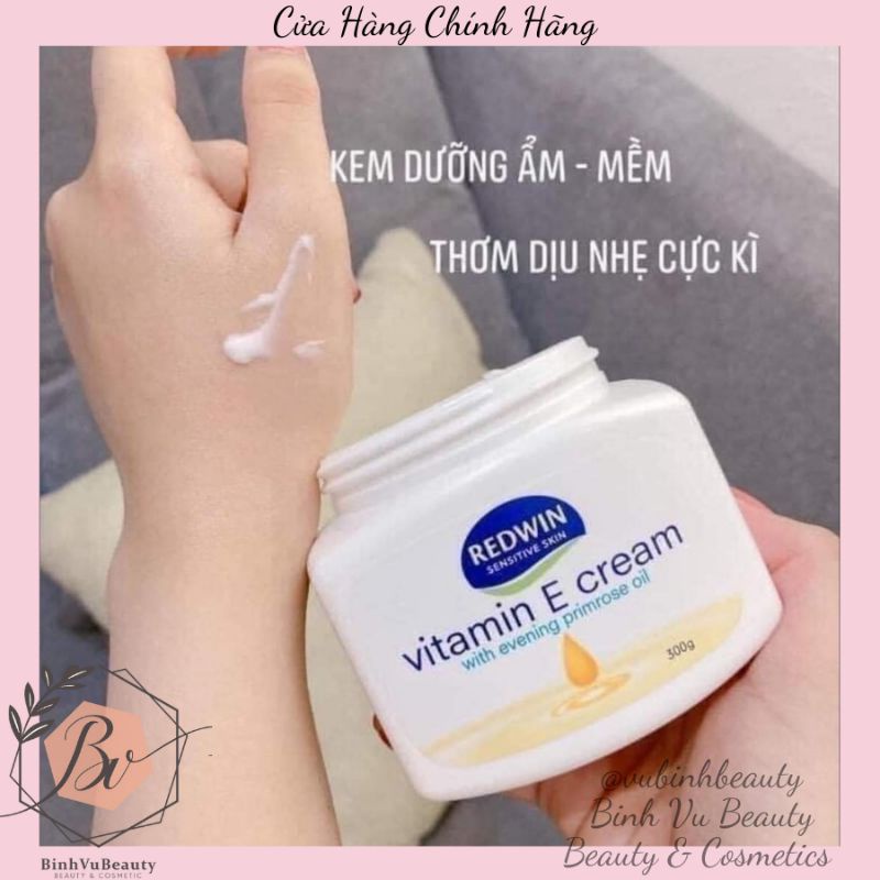 Kem dưỡng trắng da dưỡng ẩm Vitamin E - Redwin 300g