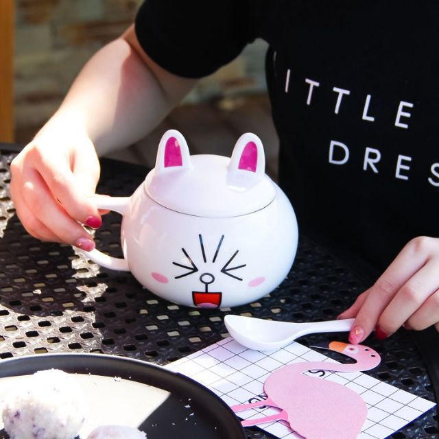 Bộ ly gấu Brown Cony LINE Friends | BigBuy360 - bigbuy360.vn