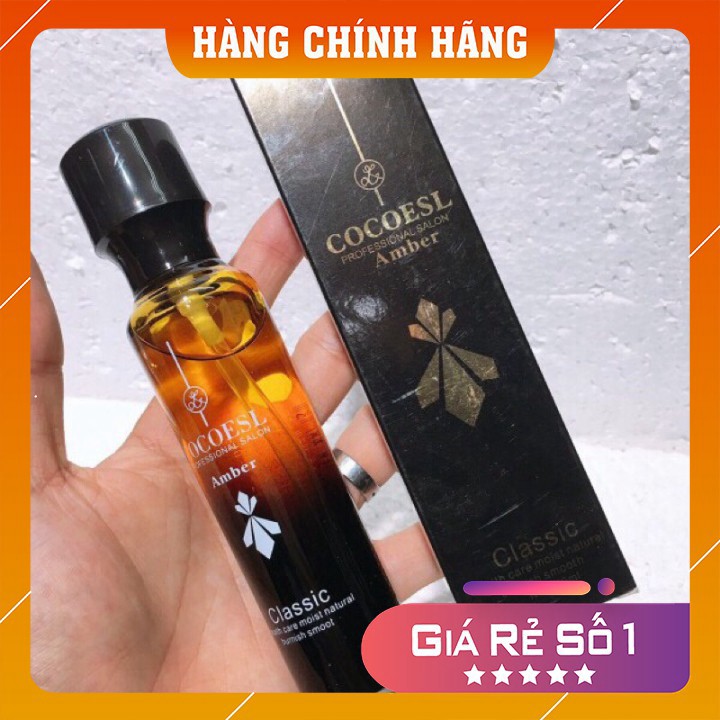 Dầu dưỡng tóc ❤️FREESHIP❤️ Tinh dầu dưỡng tóc cao cấp COCOESL Amber 60ml - Phục hồi tóc hư tổn và chẻ ngọn