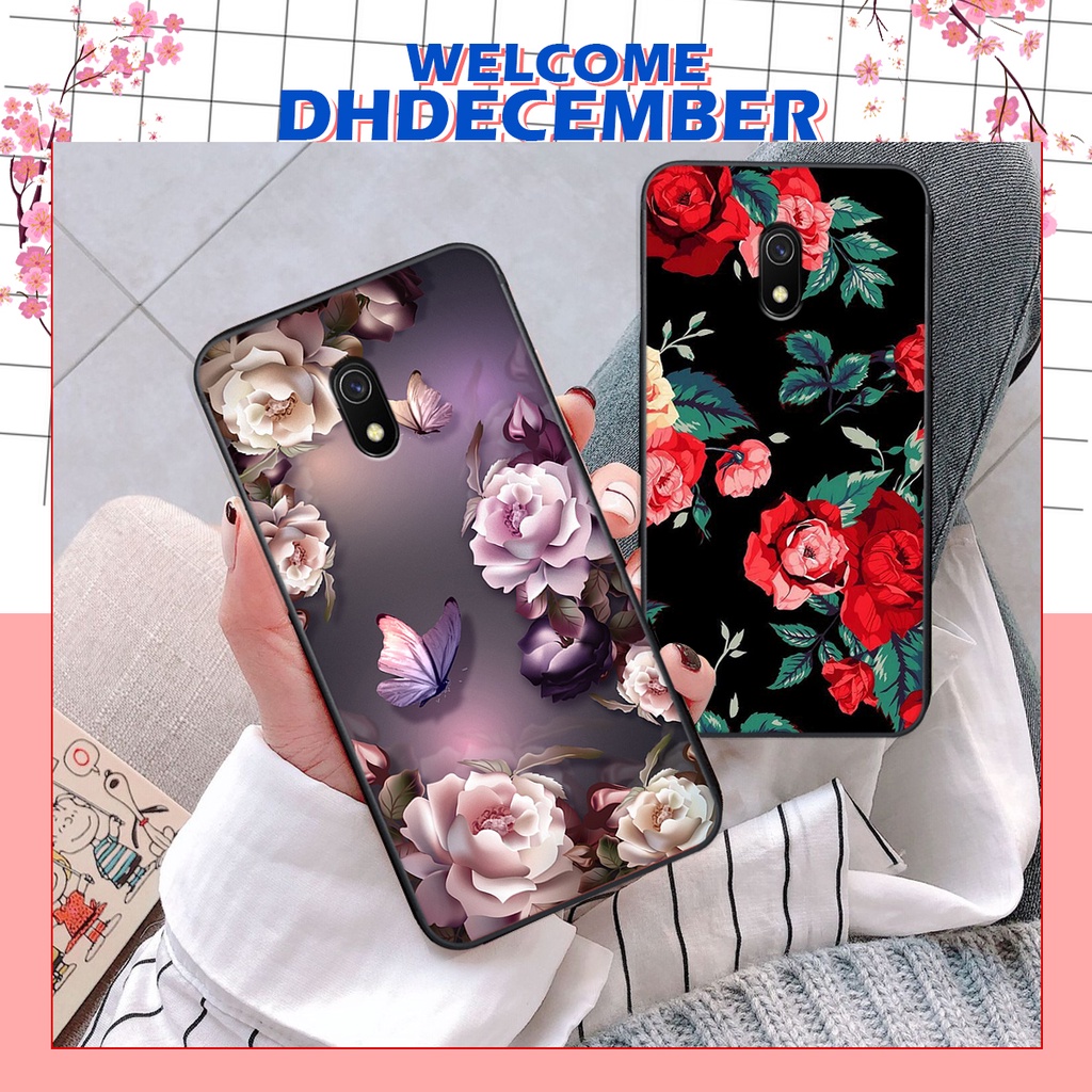 Ốp lưng Xiaomi REDMI 8A in hình hoa tinh tế , mới mẻ DH DECEMBER