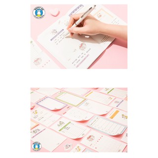 Bộ 50 giấy ghi chú/giấy note THỎ MỀM MOE MOE