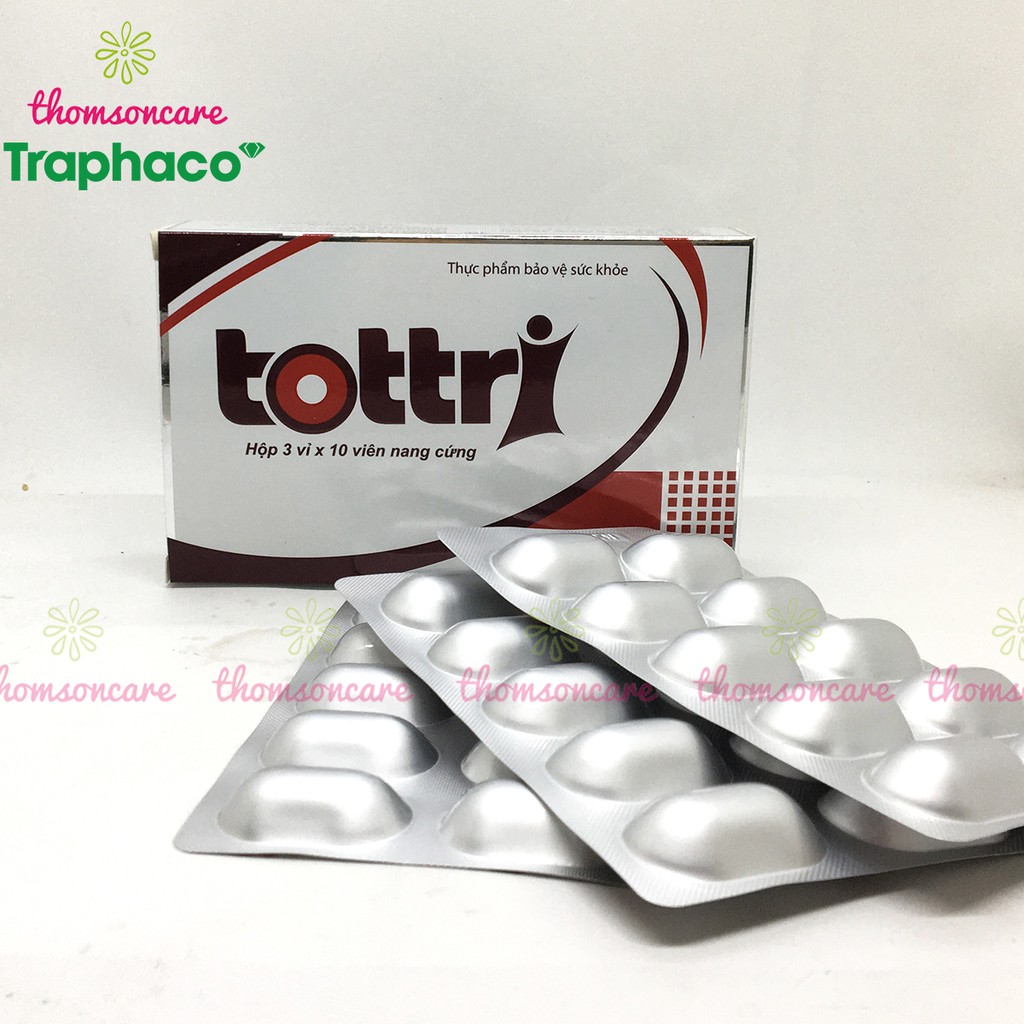 Tottri dạng viên nang - hỗ trợ cho người bệnh trĩ, táo bón - Chính hãng Tot Tri Traphaco từ chất xơ hòa tan