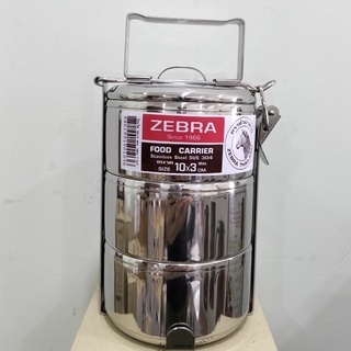 Camen inox 304 zebra thái lan 150103 kích thước 10cmx 3 ngăn