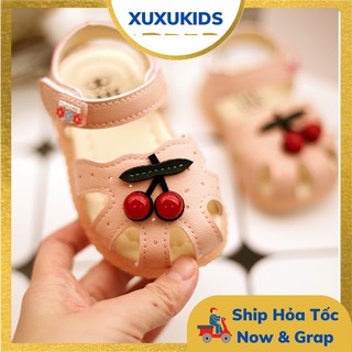 Giày❤️FREESHIP❤️Giày Búp Bê Bé Gái Hình Quả Cherry Hàng Quảng Châu
