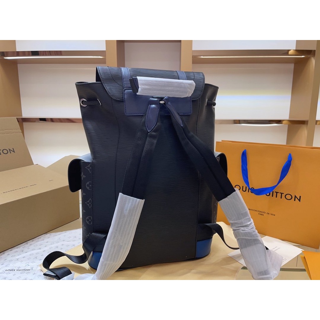 LOUIS VUITTON Ba Lô Thể Thao LV Chất Liệu Da Kích Cỡ Lớn Thời Trang Dành Cho Nữ