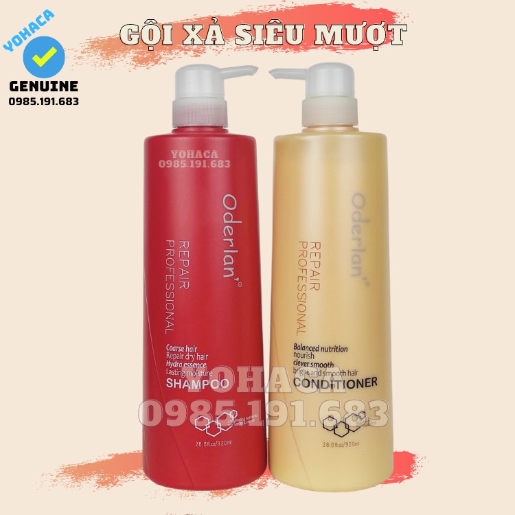 Dầu Gội Xả Oderlan Siêu Thơm Siêu Mượt 920ML