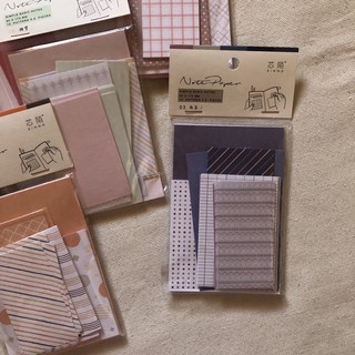 P058 - Note Paper Package - Bộ giấy nền nhiều màu