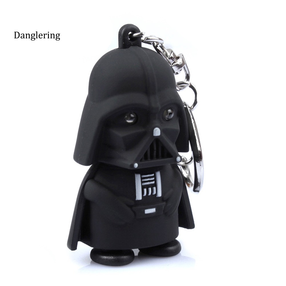 Móc khóa đèn LED mặt hình nhân vật Star Wars Darth Vader