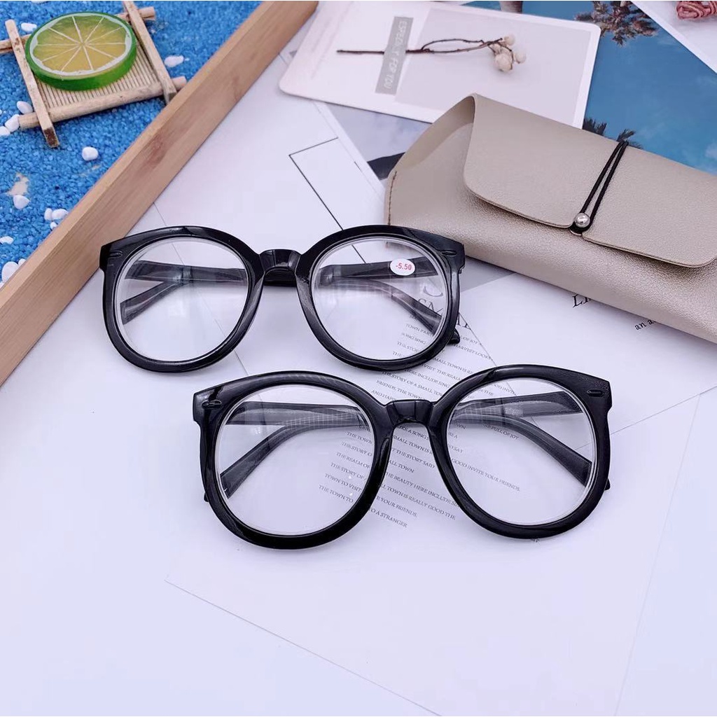 Kính đeo mắt gọng tròn KATELUO chống ánh sáng xanh 520 thời trang cho nam và nữ