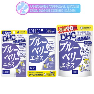 Thực Phẩm Bảo Vệ Sức Khỏe Viên Uống Việt Quất Bổ Mắt DHC Blueberry Extract
