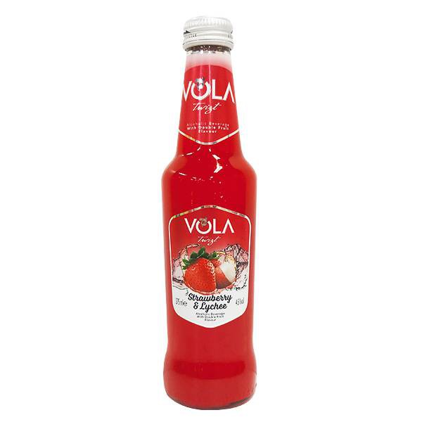 E - Nước Trái Cây Lên Men Vola Vị Strawberry & Lychee 275Ml