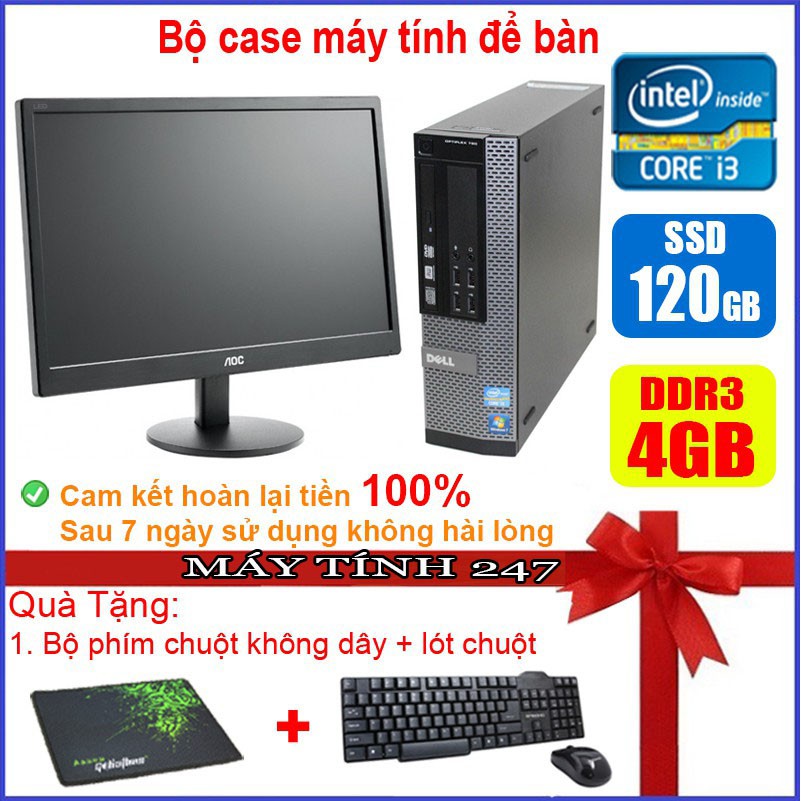 Bộ case máy tính để bàn Dell Optipex 3020 - Lót Chuột Gaming