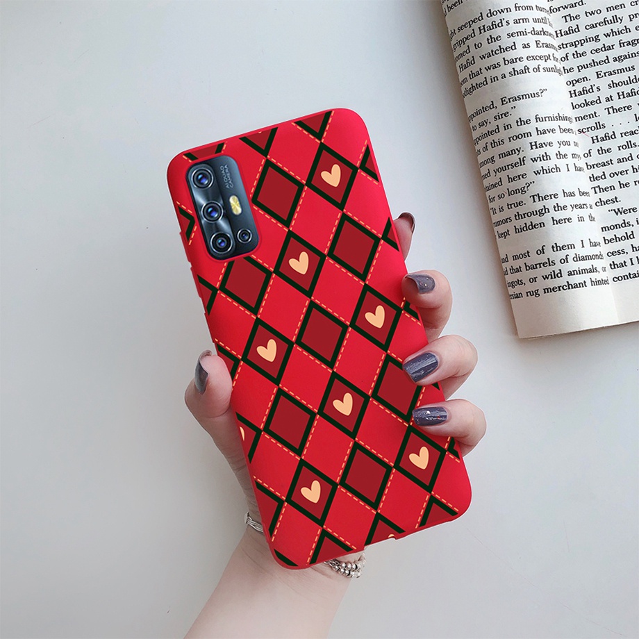 Ốp Điện Thoại TPU Silicone Mềm Nhám Họa Tiết Thời Trang Cho Vivo V17 V 17 Pro V19 Neo V 19 1919 1909 1910