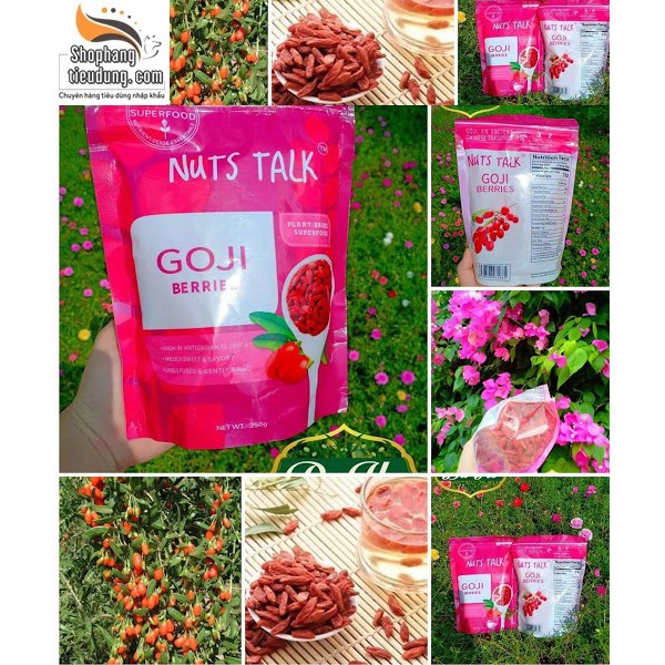 Kỷ tử hữu cơ organic đỏ sấy khô Hàn Quốc 250g Goji berry Only Nature