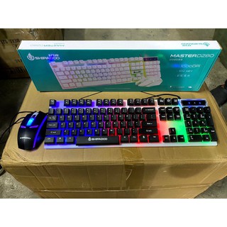 Bộ bàn phím chuột Shipadoo D280 LED