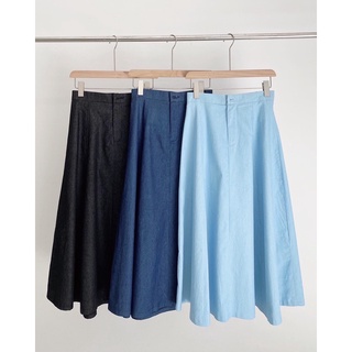 Chân váy denim form xoè thiết kế Ma Vie