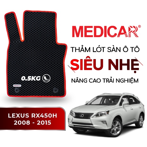 MEDICAR - Thảm Lót Sàn ô tô Lexus RX 450H (2008 - 2015)