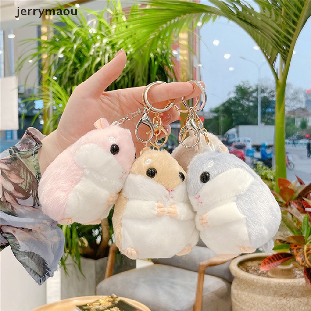 Móc Khóa Hình Chuột hamster Nhồi Bông Dễ Thương