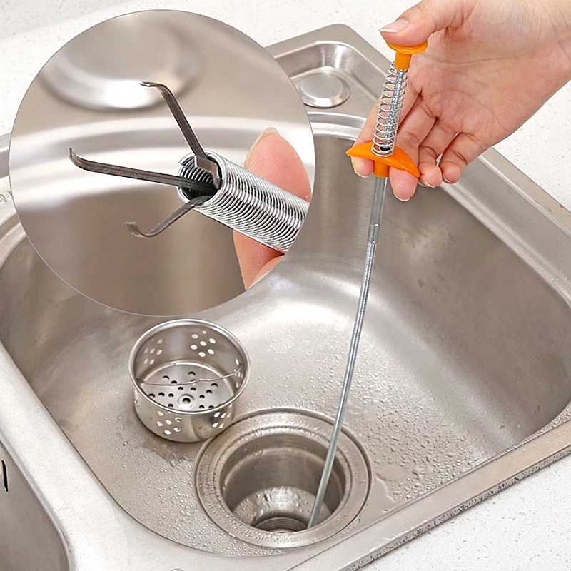 Que thông cống thoát nước bồn rửa chén 60/ 160cm