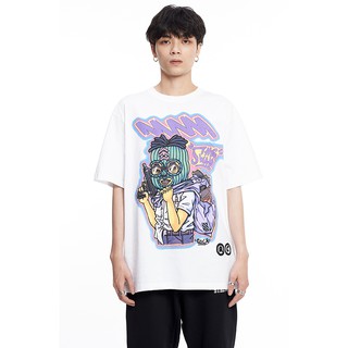 5THEWAY® /uzi kid/ NEW TEE™ in WHITE aka Áo Thun Trắng Tay Ngắn