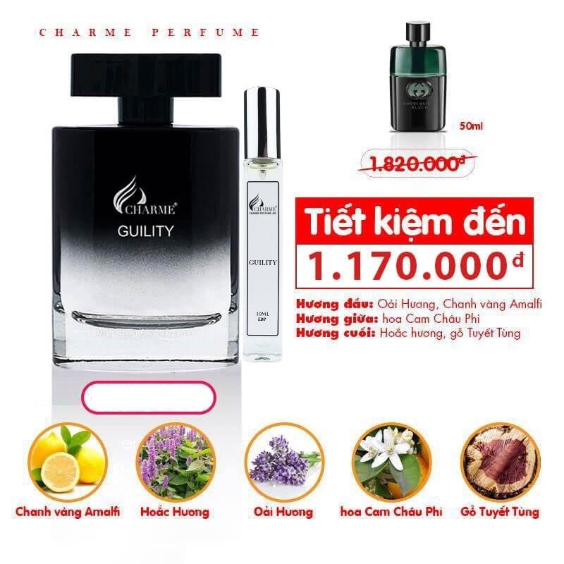 Nước hoa nam Charme Guility 10ml