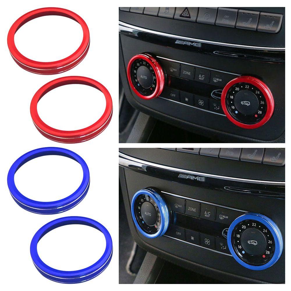 Bộ 2 Vòng Dán Trang Trí Cổng Xả Xe Hơi Benz GLE M GLK SL GLS SLK GLS CLS Class DIY