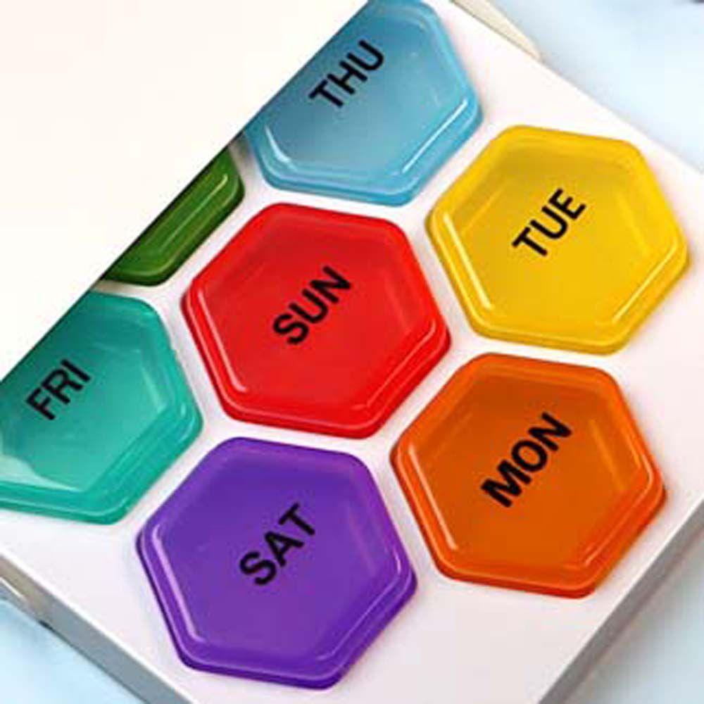 Hộp Đựng Thuốc 7 Ngày Chống Nước Nhiều Màu Sắc