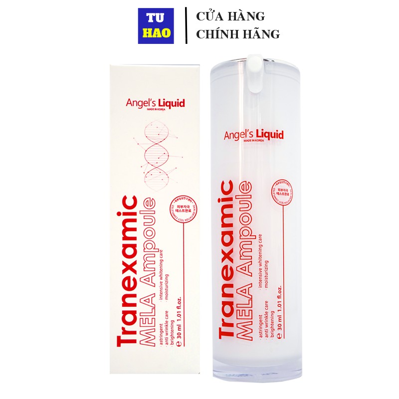 Siêu Tinh Chất Tranexamic Acid Mờ Nám Chuyên Sâu Angel's Liquid Mela Ampoule 30ml - Từ Hảo