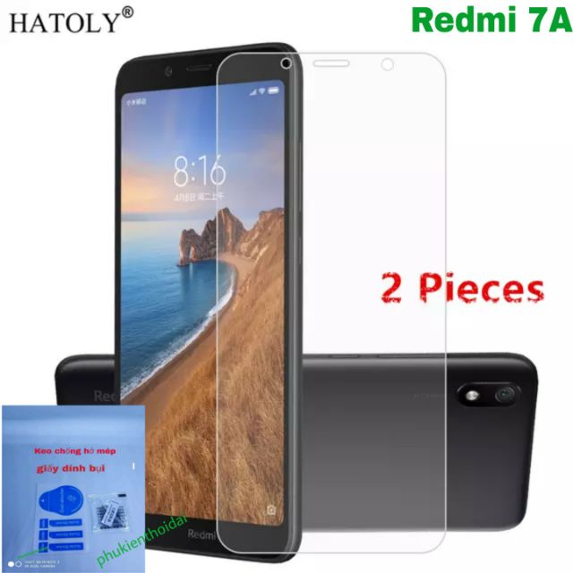 Cường lực Redmi 7A / Redmi 9A / Redmi 8A trong suốt loại đẹp cao cấp 9H / 2.5D