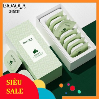 [Nội địa Trung] Hộp 8 Mặt nạ đất sét bơ BIOAQUA dưỡng ẩm kiềm dầu n 8*7.5g (BIO20)
