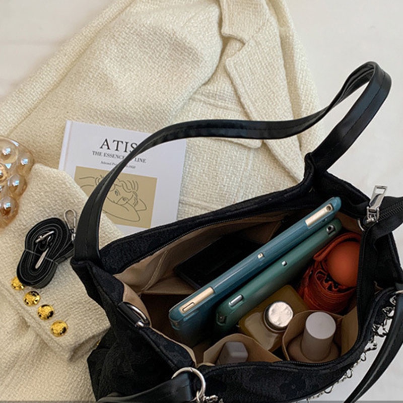 Túi xách IELGY vải bạt kiểu dáng trẻ trung thịnh hành chất lượng cao cho nữ