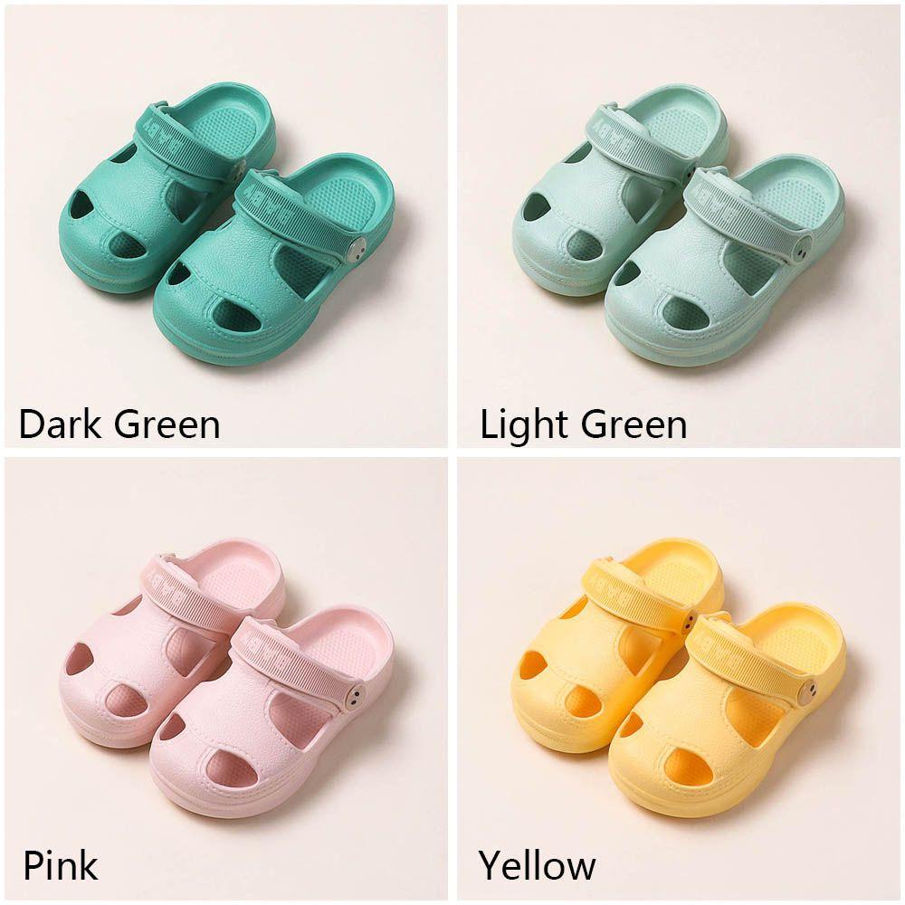 LAY Giày Đục Lỗ Chống Trượt Thời Trang Mùa Hè Dành Cho Bé Trai 1-5 Tuổi