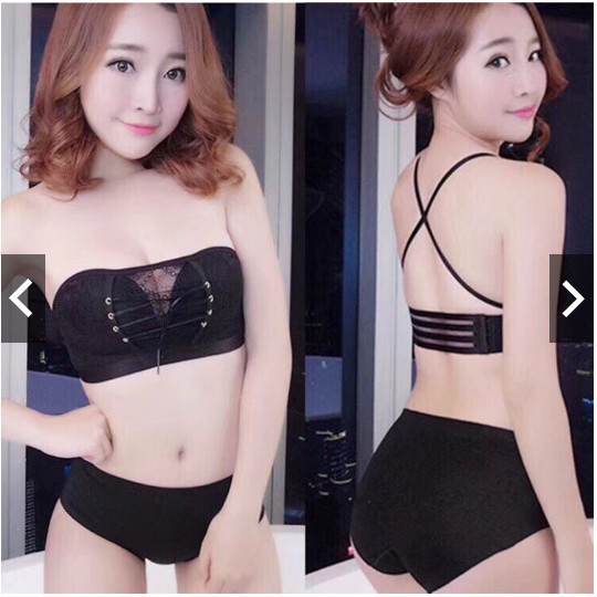 Áo lót nữ dây rút cup ren - Áo chip đệm dày, chống tụt siêu nâng ngực quyến rũ shop BUKI