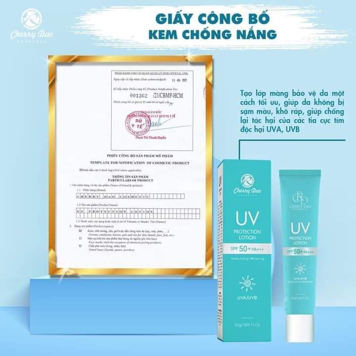 Kem chống nắng dưỡng trắng da mặt CRD SPF 50+ PA+++ chống nắng hoàn hảo giúp chống lão hóa, da trắng mịn | BigBuy360 - bigbuy360.vn