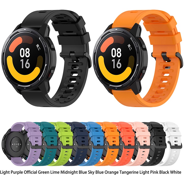 Dây Đeo Thay Thế Chất Liệu Silicon Màu Sắc Thời Trang Cho Xiaomi Watch S1 Active/Watch