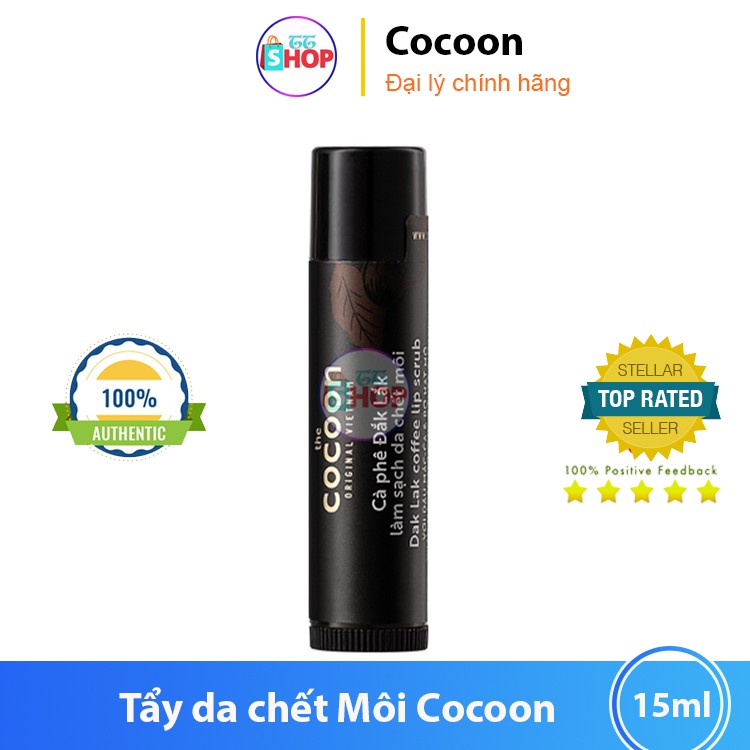 Tẩy da chết môi Cà phê đắk lắk làm sạch da chết môi cocoon 5g - ttshop