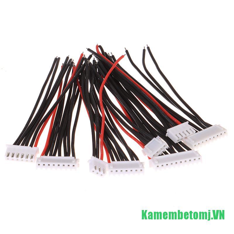 Set 5 Dây Cáp Sạc Pin Lipo 22awg Jst-Xh 2-10p