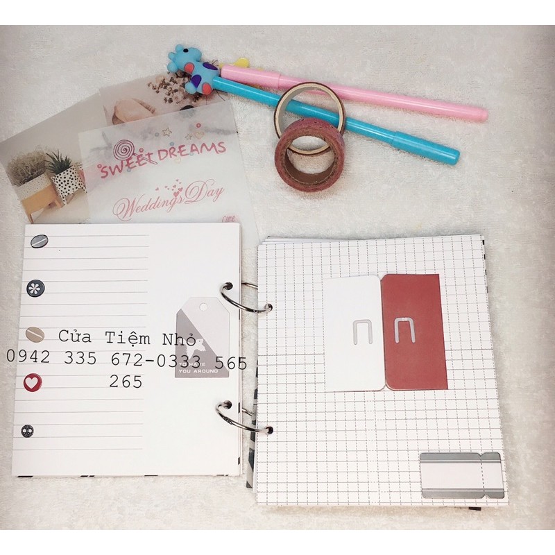 Sổ ảnh còng - Mini album - Scrapbook | BigBuy360 - bigbuy360.vn