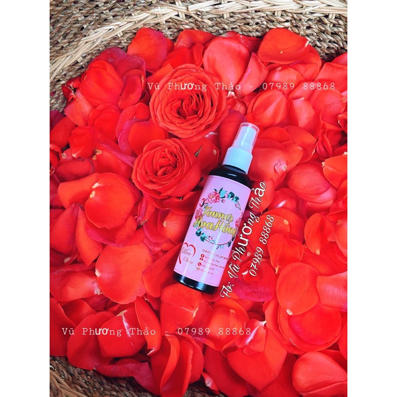Toner hoa hồng Mom Shin 100ml | Nước dưỡng da hoa hồng | Vũ Phương Thảo Mom Shin | Shop Mẹ Thảo | Ở Cữ Mẹ Shin