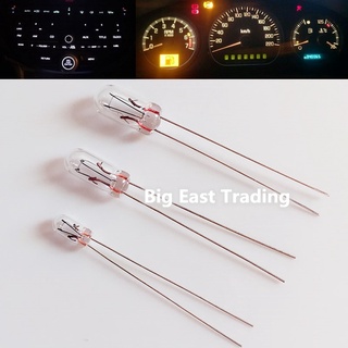 10 Bóng Đèn Halogen T3 T4 T5 1.5V 3V 6V 9V 12V 24V Cho Bảng Điều Khiển Âm Thanh Xe Hơi