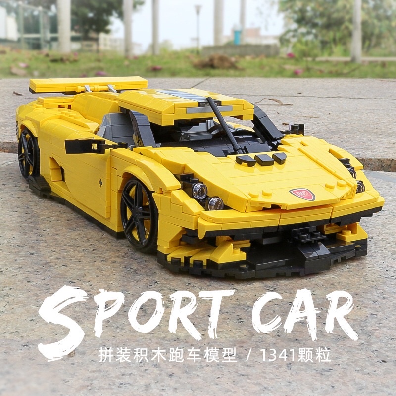 Xếp hình nonlego Technic - Mould King 10018 ( Lắp Ráp Mô Hình Siều Xe Koenigsegg 1341 Mảnh )