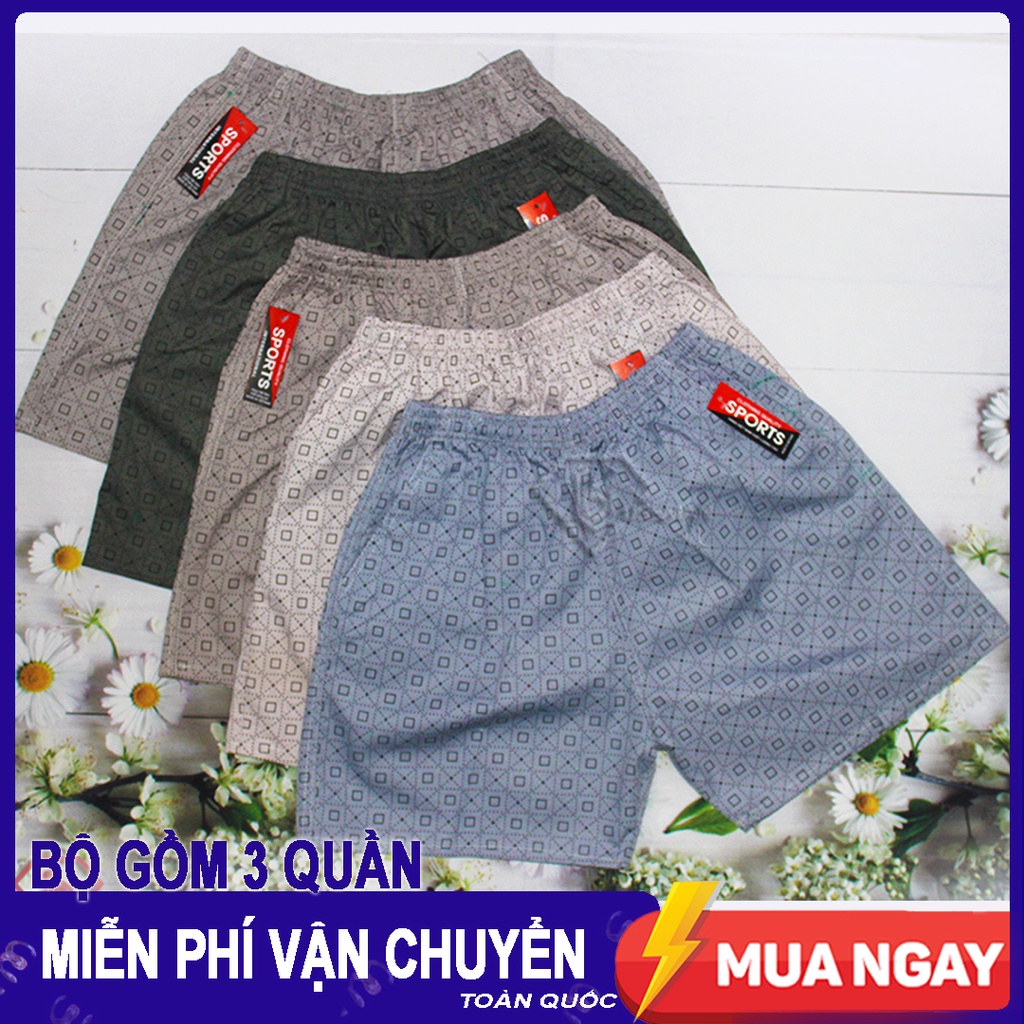 COMBO 3 Quần đùi thể thao Nam mặc nhà TNT.02