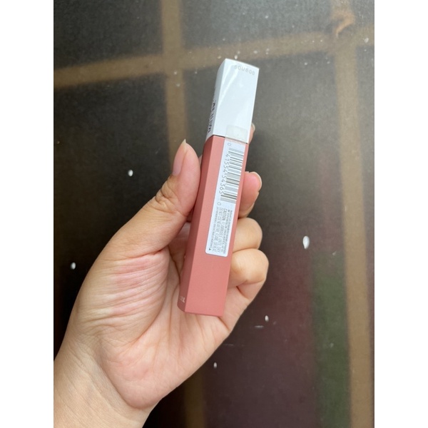 Son kem lỳ lâu trôi Maybelline Superstay Matte Lip Ink Seductress 65, Màu nâu đất