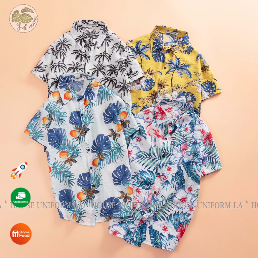 Áo sơ mi đi biển La' house uniform