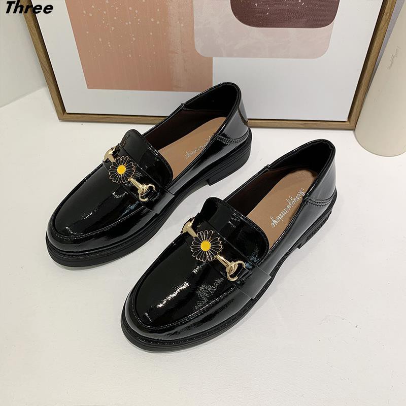 Giày Da Nữ Kiểu Dáng Retro Phong Cách Hàn Quốc | BigBuy360 - bigbuy360.vn