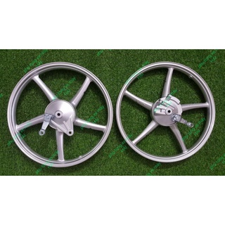 Bánh mâm 5 cây kiểu rcb 1/1 2 thắng đùm (phanh cơ) trước sau dành cho các dòng Honda wave dream msp