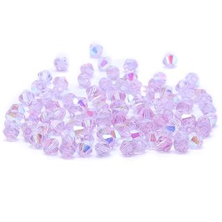 Rất nhiều bicone pha lê thủy tinh rời Hạt Trang sức Làm DIY 4mm 100pcd / gói