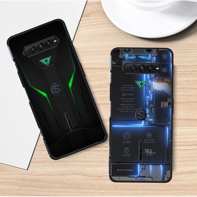 XIAOMI Ốp Điện Thoại TPU Dẻo Màu Đen Nhám Chống Sốc Thời Trang Cho Blackshark 4 Pro Black Shark 4 Phone Couqe Black Shark 4 Pro Funda